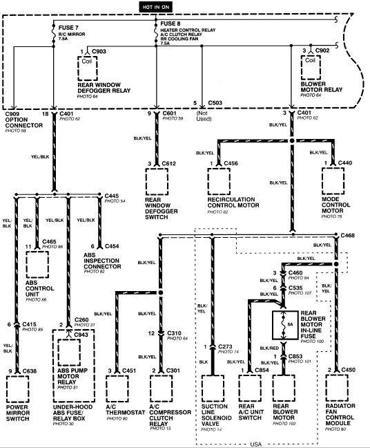 2005 honda odyssey radio wiring diagram